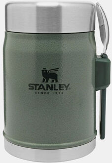 Stanley De Legendarische Voedselpot en Spork 0,4L Hammertone Green Groen