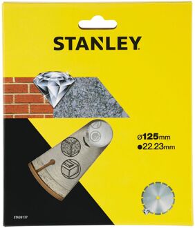 Stanley Diamantschijf Sta38137-xj - Beton En Steen - 125x22,23mm - Gesegmenteerd