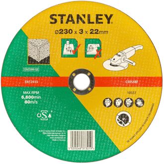 Stanley Doorslijpschijf Sta32090-qz - Beton En Steen - 230x3,2mm