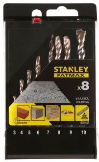 Stanley Fatmax Betonboor Set Sta56068-qz – 8 Stuks