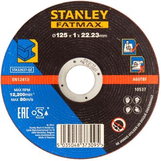Stanley Fatmax Doorslijpschijf Sta32637-qz - Metaal - 125x1mm