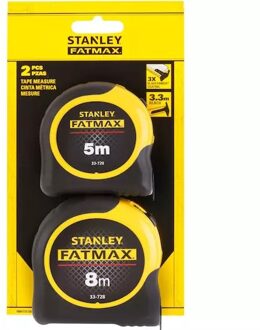 Stanley FATMAX Duopack Rolbandmaat 8M + 5M | Blade Armor - FMHT31725-0