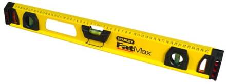 Stanley Fatmax I-Beam Waterpas 120cm - 3 libellen - 2 ingebouwde handvatten