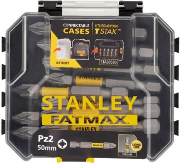 Stanley Fatmax Schroefbits - Impact Pz2 1/4" - 50mm - 10 Stuks