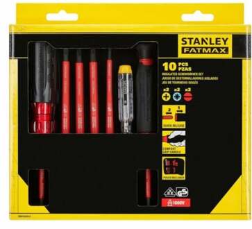Stanley FATMAX Schroevendraaierset 10-delig | VDE Multi-bit - FMHT66426-0