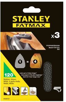 Stanley Fatmax Schuurgaas Sta39157-xj Quickfit K120 Voor Bosch Psm 3 Stuks