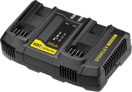Stanley FATMAX SFMCB24 V20 4A Dual Port charger - SFMCB24-QW