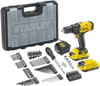 Stanley FATMAX SFMCD700D2A-QW 20V MAX (18V) + 100-delige accessoireset | 2 x 2.0Ah - SFMCD700D2A-QW