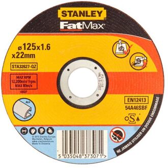 Stanley Fatmax Slijpschijf Aluminium Sta32627-qz Ø125mm