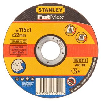 Stanley Fatmax Slijpschijf Metaal Sta32632-qz Ø115mm