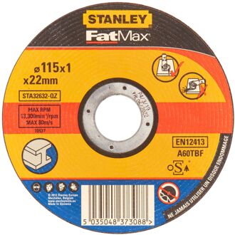 Stanley Fatmax Slijpschijf Metaal Sta32632-qz Ø115mm