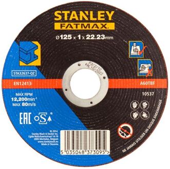 Stanley Fatmax Slijpschijf Metaal Sta32637-qz Ø125mm
