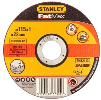 Stanley Fatmax Slijpschijf Rvs Sta32602-qz Ø115mm