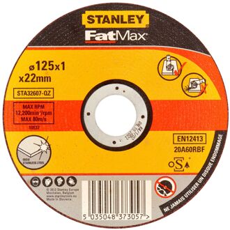 Stanley Fatmax Slijpschijf Rvs Sta32607-qz Ø125mm
