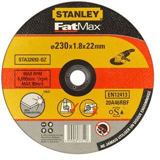 Stanley Fatmax Slijpschijf Rvs Sta32692-qz Ø230mm