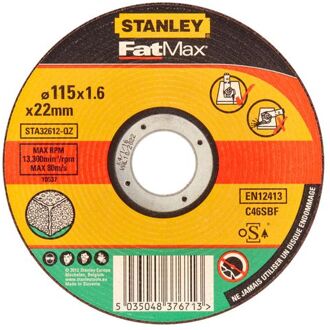 Stanley Fatmax Slijpschijf Steen Sta32612-qz Ø115mm