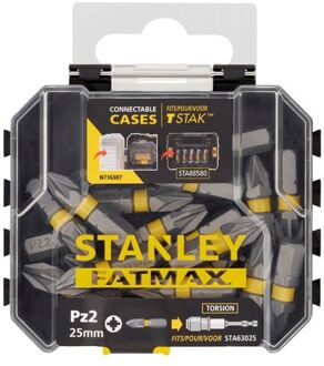 Stanley Fatmax Sta88568-xj Bits Pz2 25mm 20 Stuks