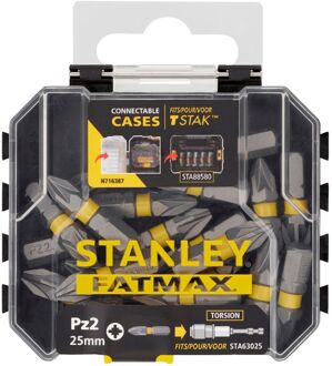 Stanley Fatmax Sta88568-xj Bits Pz2 25mm 20 Stuks