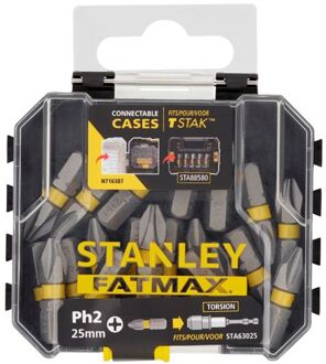 Stanley Fatmax Sta88569-xj Bits Ph2 25mm 20 Stuks