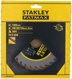 Stanley Fatmax Stanley Cirkelzaagblad Hout Fatmax - 165mm - 30t - Hardmetaal