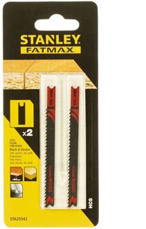 Stanley Fatmax Stanley Decoupeerzaagblad Hout Fatmax Sta25542-xj - 100mm - Hcs - 2 Stuks