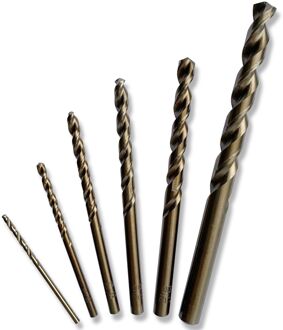 Stanley Hss-cobaltboor Set - Diam. 2/3/4/5/6/8mm - 6 Stuks