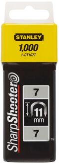 Stanley Kabelnieten Verzinkt 8x11mm - Type 7 Ct100 - 1000 Stuks