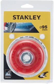 Stanley Komstaalborstel Sta36105-xj Getordeerd M14 Ø95mm