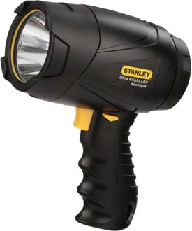 Stanley LED Zaklamp - 300 Lumen - +4 AAA-Batterijen - Werktijd 13 Uur - Rubber Anti-Slip Handvat Zwart