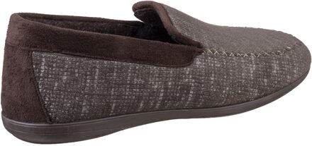 Stanley Microfiber Heren Bruine Pantoffels - EU 44.5 / UK 10