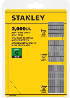 Stanley Nieten Verzinkt 6/10/12mm - Type G 4/11/140 - 2000 Stuks