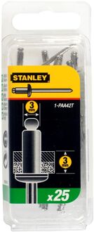 Stanley Popnagels 3X3mm - 25 stuks