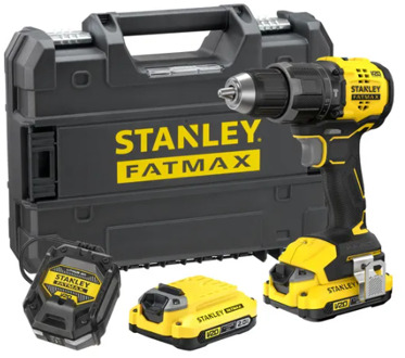 Stanley Schroef-/klopboormachine SFMCD716D2T-QW | Brushless | V20 | 18V | In Prostack koffer | Incl. 2x 2.0Ah accu en lader - SFMCD716D2T-QW