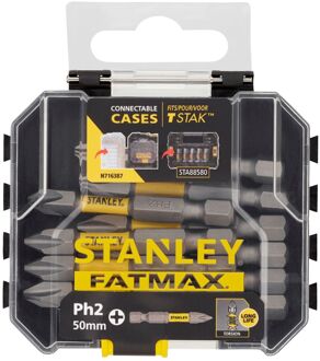 Stanley Schroefbits - Fatmax - Impact Ph2 - 50mm - 10 Stuks