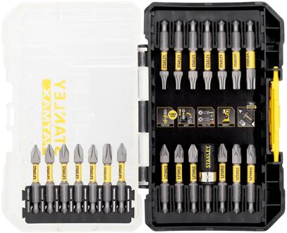 Stanley Schroefbitset - Impact Torsie Pz/ph/torx - 50mm - 22-delig