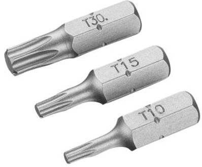Stanley Schroefbitset - Torx T10/t15/t30 - 25mm - 3 Stuks