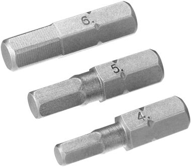 Stanley Schroefbitset - Zeskant H4/h5/h6 - 25mm - 3-delig