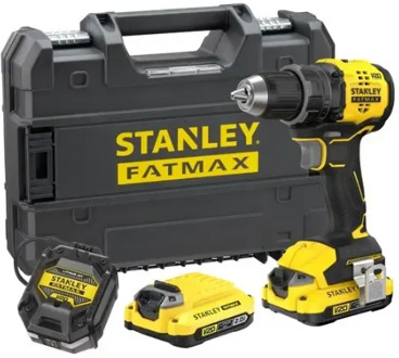 Stanley Schroefboormachine SFMCD714D2T-QW | Brushless | V20 | 18V | Prostack koffer | Incl. 2x 2.0Ah accu en lader - SFMCD714D2T-QW