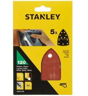 Stanley Schuurpad Quick Fit - K120 - 5 Stuks