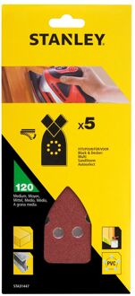 Stanley Schuurpad Quick Fit - K120 - 5 Stuks