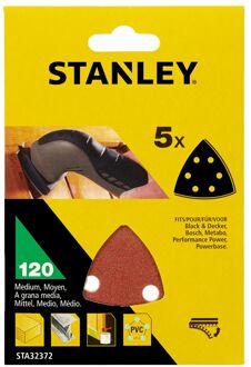 Stanley Schuurpad Quick Fit - K120 - 5 Stuks