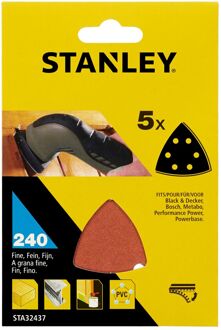 Stanley Schuurpad Quick Fit - K240 - Bruin - 5 Stuks