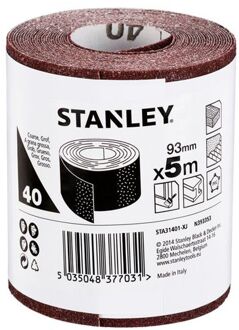 Stanley Schuurpapier Rol 93mmx5m K40