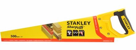 Stanley Sharpcut zaag, 500 mm, 7 TPI Geel