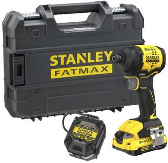 Stanley Slagschroevendraaier SFMCF811D1T-QW | Brushless | V20 | 18V | In Prostack koffer | Incl. 1x 2.0Ah accu en lader - SFMCF811D1T-QW