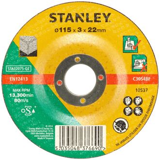 Stanley Slijpschijf Beton & Steen Sta32075-qz Ø115mm
