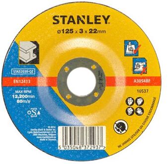 Stanley Slijpschijf Metaal Sta32030-qz Ø125mm