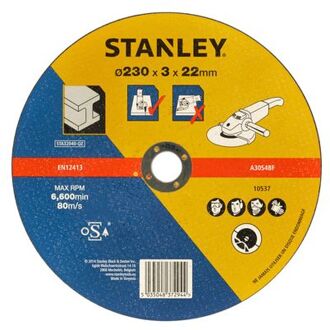 Stanley Slijpschijf Metaal Sta32040-qz Ø230mm