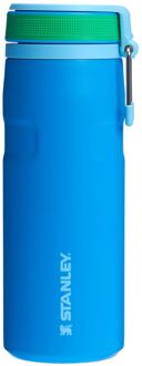 Stanley The Iceflow Bottle Twist Flip 0.47L azure Blauw - H 21,5 x B 8 x D 7 cm