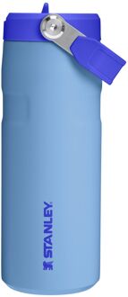 Stanley The IceFlow Flip Straw 2.0 Bottle 0.47L blue Blauw - H 21 x B 9 x D 8.5 cm